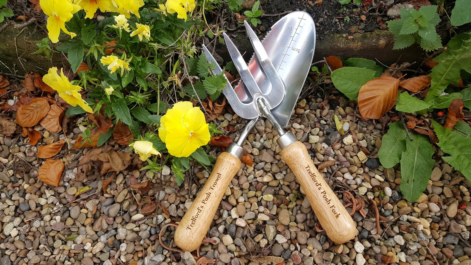 Outil de jardinage personnalisé anglais, gravé pour gaucher ou droitier, cadeau jardinier